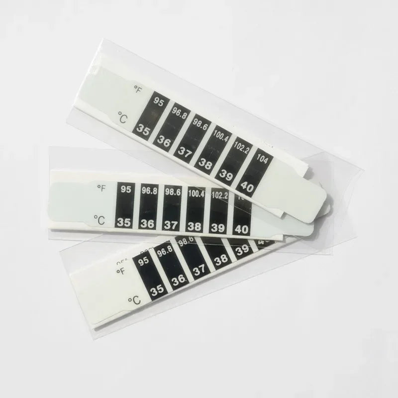 10Pcs Forehead Head Strip Thermometer